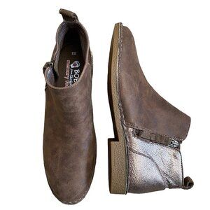 Bobs Skechers Harmony Gypsy Forest Ankle Booties Sz 9